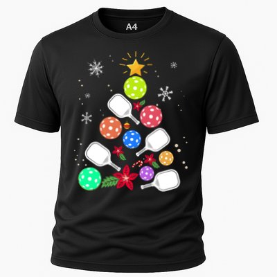 Pickleball Pickle Ball Christmas Tree Performance Shirt