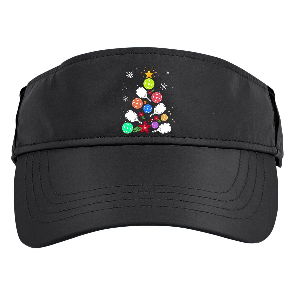 Pickleball Pickle Ball Christmas Tree Adult Drive Performance Visor