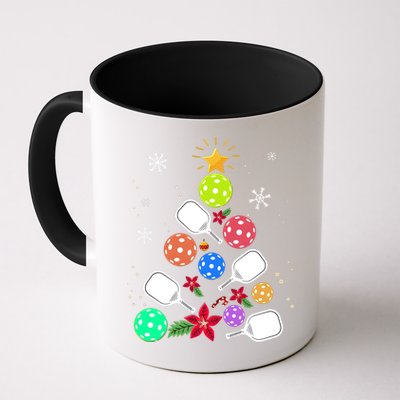 Pickleball Pickle Ball Christmas Tree Mug