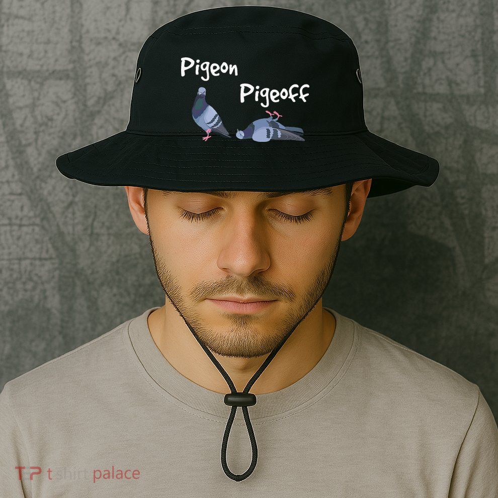 Pigeon Pigeoff Bird Birdwatcher Birdwatching Pigeon Racing Bucket Hat