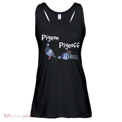 Pigeon Pigeoff Bird Birdwatcher Birdwatching Pigeon Racing Ladies Essential Flowy Tank