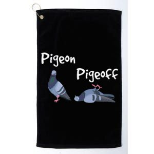 Pigeon Pigeoff Bird Birdwatcher Birdwatching Pigeon Racing Platinum Collection Golf Towel