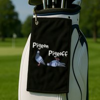 Pigeon Pigeoff Bird Birdwatcher Birdwatching Pigeon Racing Golf Towel