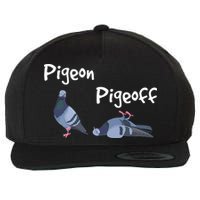 Pigeon Pigeoff Bird Birdwatcher Birdwatching Pigeon Racing Wool Snapback Cap
