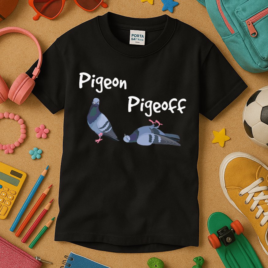 Pigeon Pigeoff Bird Birdwatcher Birdwatching Pigeon Racing Kids T-Shirt