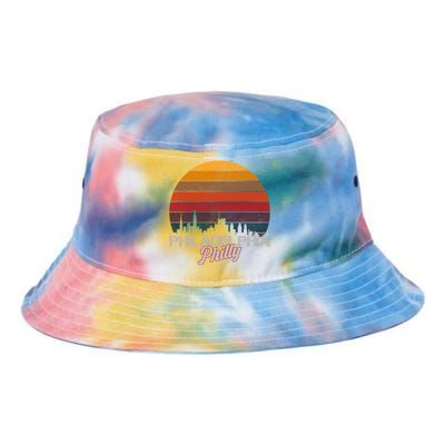 Philadelphia Philly Baseball Vintage Retro Tie Dye Newport Bucket Hat