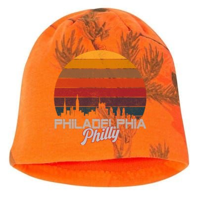 Philadelphia Philly Baseball Vintage Retro Kati - Camo Knit Beanie