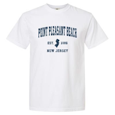 Point Pleasant Beach New Jersey Nj Vintage Sports Garment-Dyed Heavyweight T-Shirt