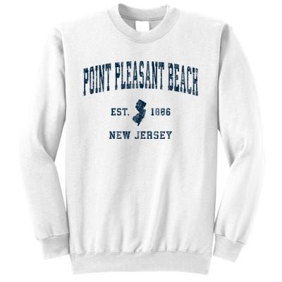 Point Pleasant Beach New Jersey Nj Vintage Sports Sweatshirt