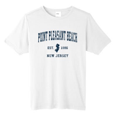 Point Pleasant Beach New Jersey Nj Vintage Sports Tall Fusion ChromaSoft Performance T-Shirt