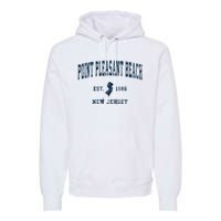 Point Pleasant Beach New Jersey Nj Vintage Sports Premium Hoodie