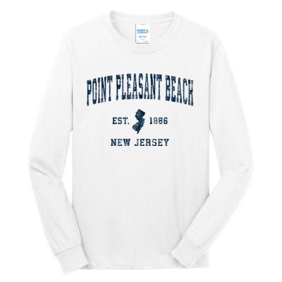 Point Pleasant Beach New Jersey Nj Vintage Sports Tall Long Sleeve T-Shirt