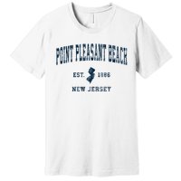 Point Pleasant Beach New Jersey Nj Vintage Sports Premium T-Shirt