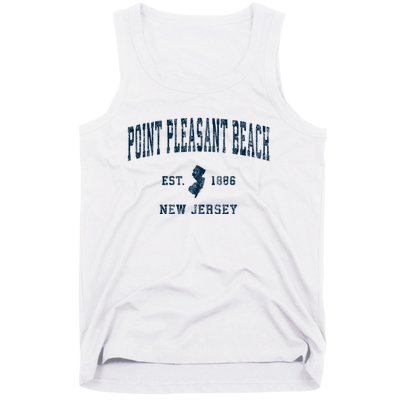 Point Pleasant Beach New Jersey Nj Vintage Sports Tank Top