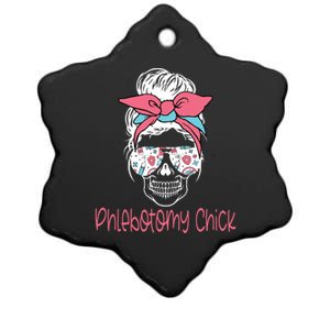 Phlebotomist Phlebotomy Blood Lab Pleb Tech Ceramic Star Ornament