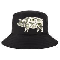 Pig & Pork Butcher Diagram Bacon Lover Cool Comfort Performance Bucket Hat