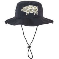 Pig & Pork Butcher Diagram Bacon Lover Bucket Hat