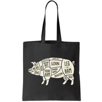 Pig & Pork Butcher Diagram Bacon Lover Bag