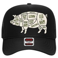 Pig & Pork Butcher Diagram Bacon Lover Trucker Hat
