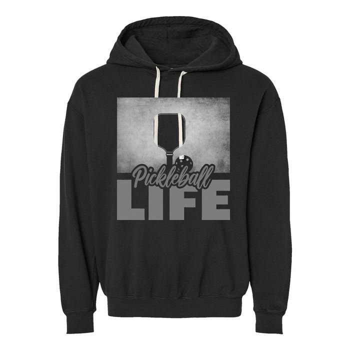 Pickleballer Pickle Baller Pickleball Player Garment-Dyed Fleece Hoodie