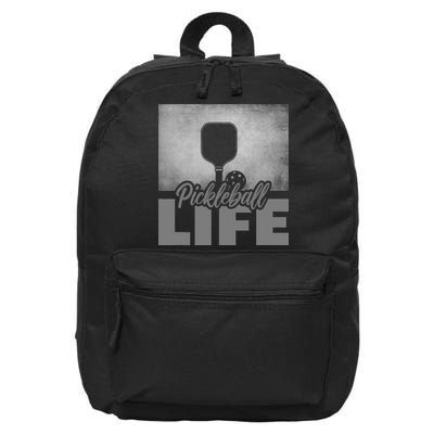 Pickleballer Pickle Baller Pickleball Player 16 in Basic Backpack