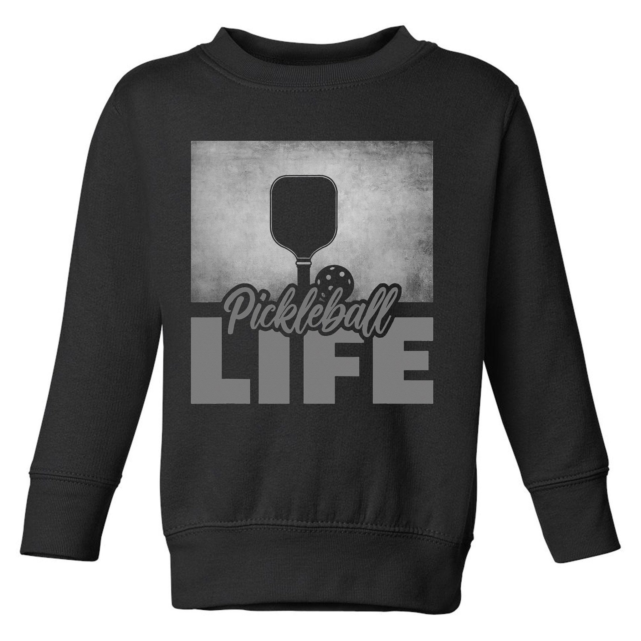 Pickleballer Pickle Baller Pickleball Player Toddler Sweatshirt