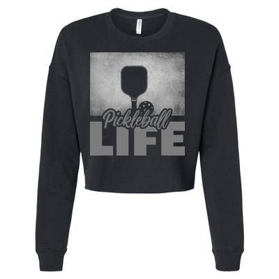 Pickleballer Pickle Baller Pickleball Player Cropped Pullover Crew