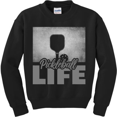 Pickleballer Pickle Baller Pickleball Player Kids Sweatshirt