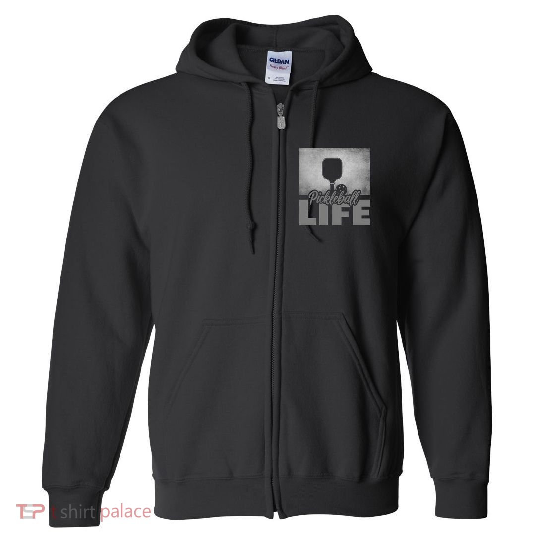 Pickleballer Pickle Baller Pickleball Player Full Zip Hoodie