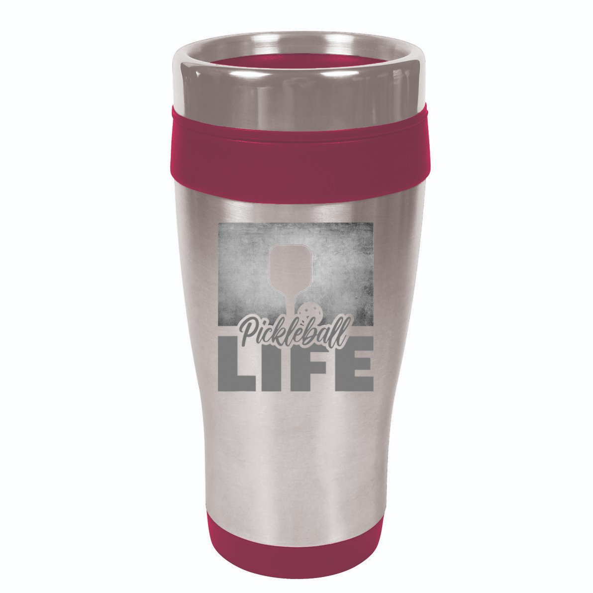 Pickleballer Pickle Baller Pickleball Player 16oz Travel Tumbler