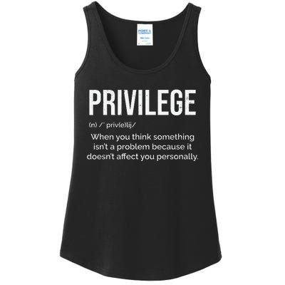 Privilege Proud Black Pride Black History Month Ladies Essential Tank