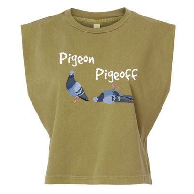 Pigeon Pigeoff Bird Birdwatcher Birdwatching Pigeon Racing Garment-Dyed Women's Muscle Tee