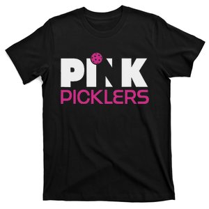 Picklers Pickleball Breast Cancer Awareness T-Shirt