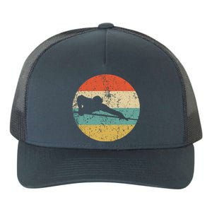 Pool Player Billiards Player Silhouette Retro Sports Meaningful Gift Yupoong Adult 5-Panel Trucker Hat