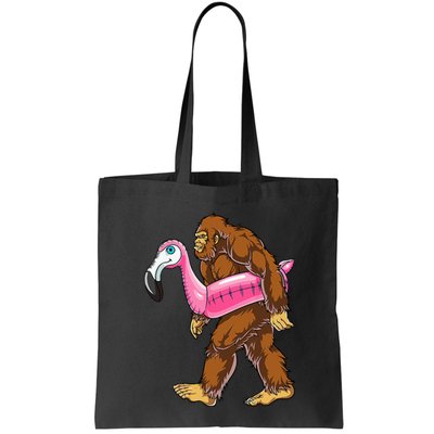 Pool Party Bigfoot Flamingo Wo Sasquatch Pink Float Bag