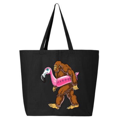 Pool Party Bigfoot Flamingo Wo Sasquatch Pink Float 25L Jumbo Tote