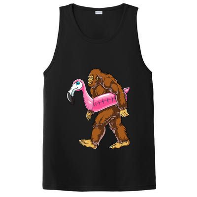 Pool Party Bigfoot Flamingo Wo Sasquatch Pink Float PosiCharge Competitor Tank