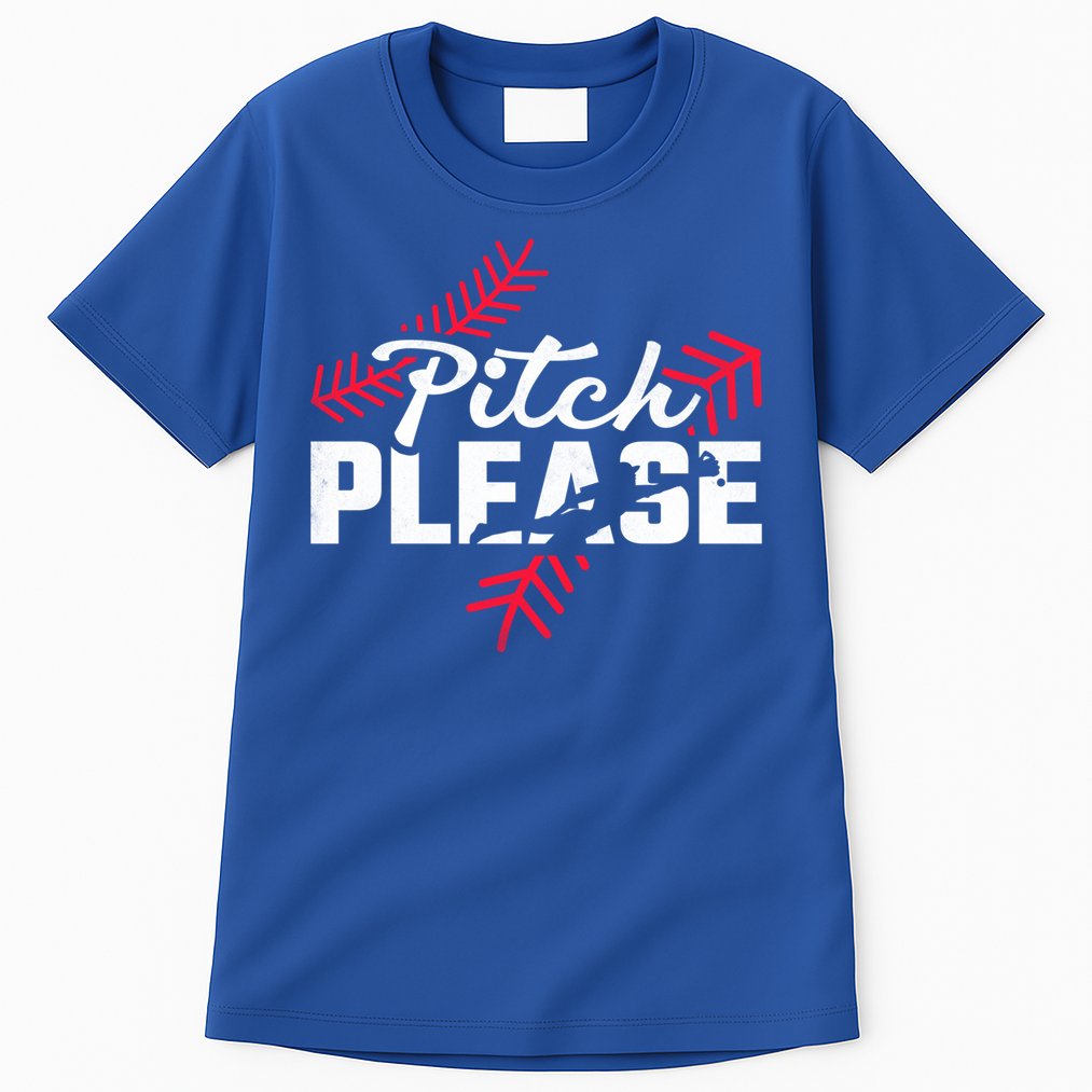 Pitch Please Baseball Cute Gift Tall T-Shirt