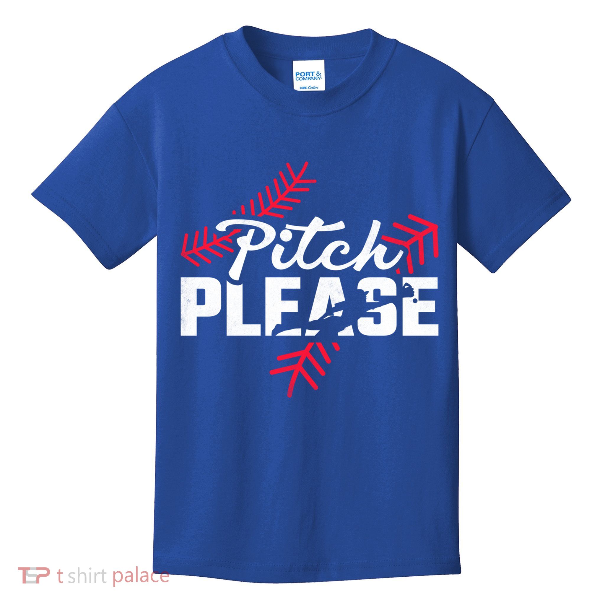 Pitch Please Baseball Cute Gift Kids T-Shirt