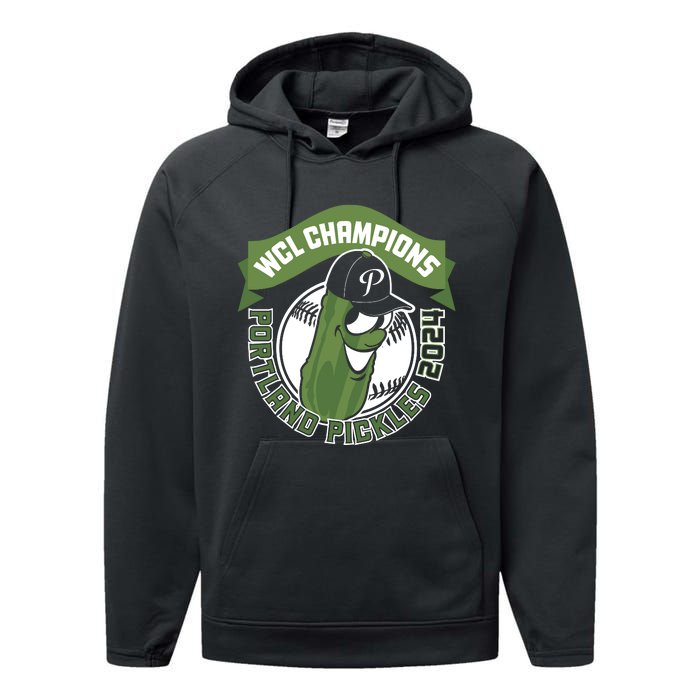 Portland Pickles Baseball 2024 Performance Fleece Hoodie