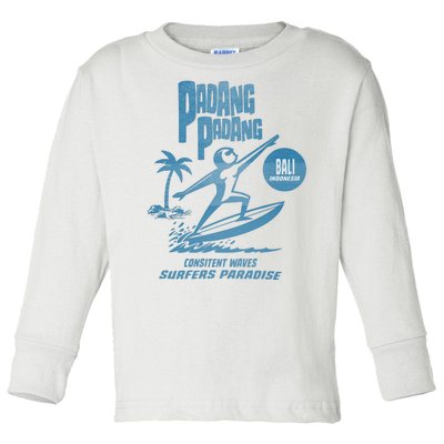 Padang Padang Bali Surf Toddler Long Sleeve Shirt