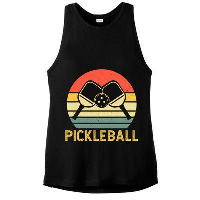 Pickleballer Pickle Baller Pickleball Player Ladies PosiCharge Tri-Blend Wicking Tank