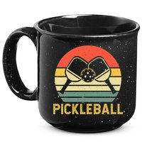 Pickleballer Pickle Baller Pickleball Player 15oz Campfire Ceramic Mug