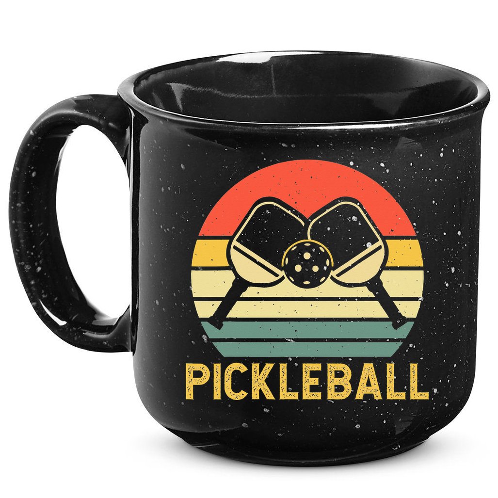 Pickleballer Pickle Baller Pickleball Player 15oz Campfire Ceramic Mug