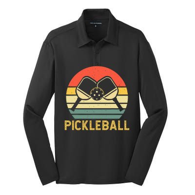 Pickleballer Pickle Baller Pickleball Player Silk Touch Performance Long Sleeve Polo