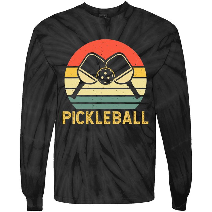 Pickleballer Pickle Baller Pickleball Player Tie-Dye Long Sleeve Shirt