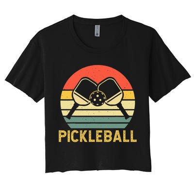 Pickleballer Pickle Baller Pickleball Player Crop Top