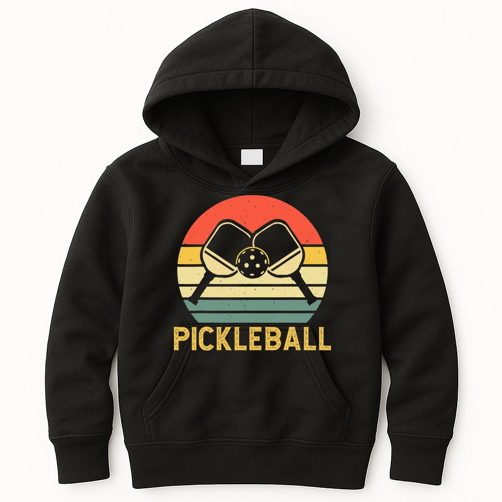 Pickleballer Pickle Baller Pickleball Player Kids Hoodie