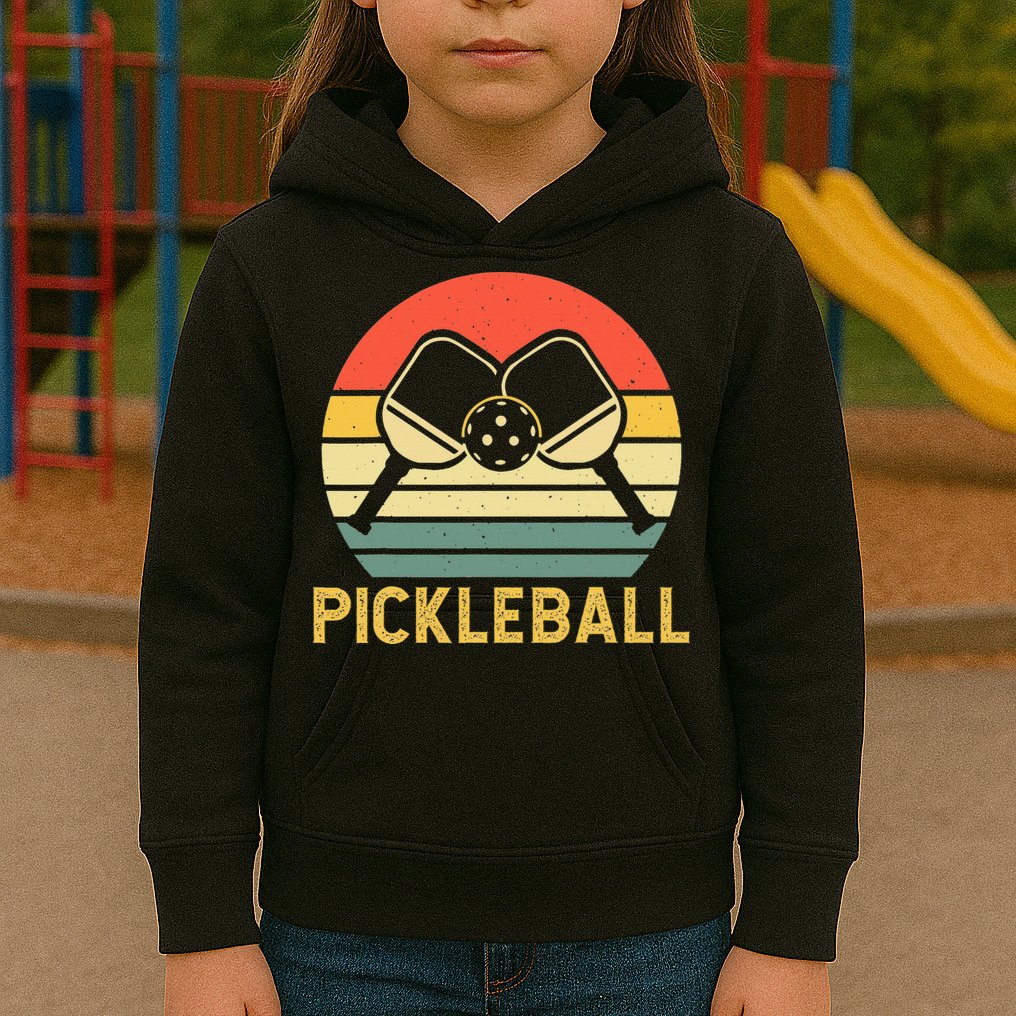 Pickleballer Pickle Baller Pickleball Player Kids Hoodie