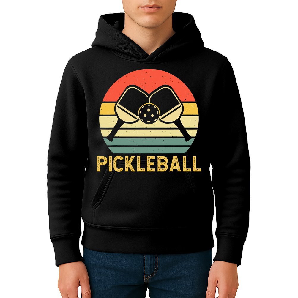 Pickleballer Pickle Baller Pickleball Player Kids Hoodie